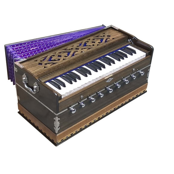 Harmonium~3.5 Octaves~9 Stop~7 Fold bellow~42 Keys~440 Hz~Bhajan~Kirtan~Yoga