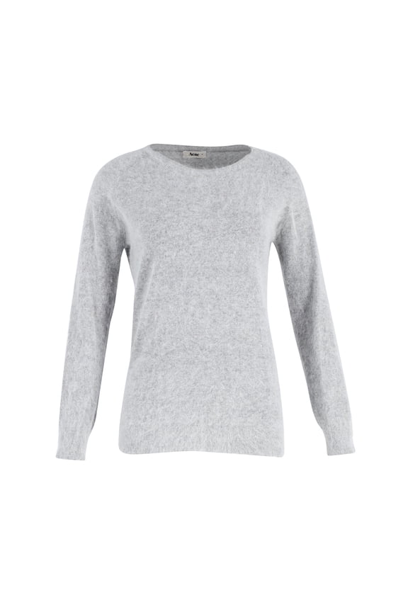 Pre-Owned Acne Studios Brushed Knit Sweater in Grey Mohair