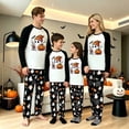 thumbnail image 2 of LuLiaMenton Cozy Matching Halloween Pajamas, Ghost Pumpkin Family PJ Set, 2-3T-Kid, 2 of 6