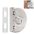 thumbnail image 4 of Glass Door Lock, Corrosion Resistance Display Case Lock  For Kitchen For Office For Home, 4 of 8