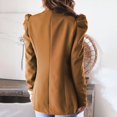 thumbnail image 2 of Vedolay Blazer jacket Suit Jackets for Women Casual Long Sleeve Open Front Lapel Collar Work Office Blazer Jacket,Khaki XXL, 2 of 5