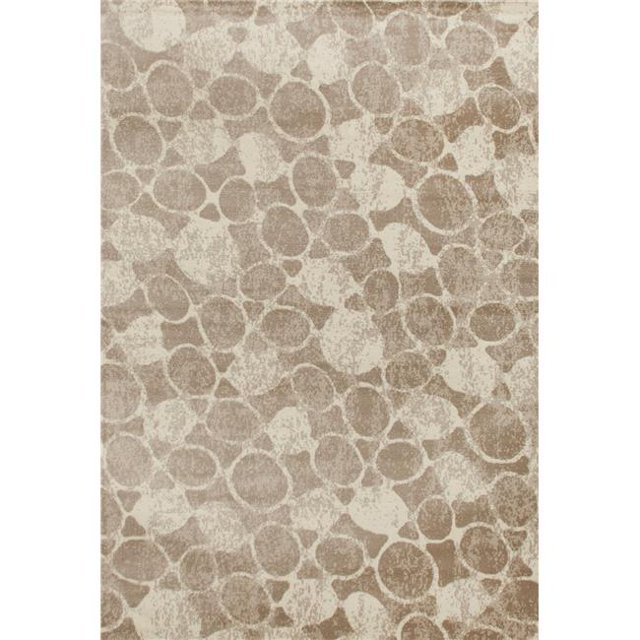 Art Carpet 22114 2 x 3 ft. Ferndale Collection Seafoam Woven Area Rug, Light Brown