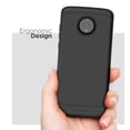 thumbnail image 4 of Encased Moto Z4 Case (Thin Armor) Slim Fit Flexible Grip Cover for Motorola Moto Z4 Phone - Black, 4 of 7