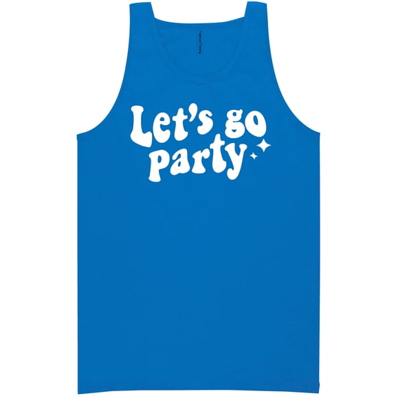 Let's Go Party Neon Tank Top