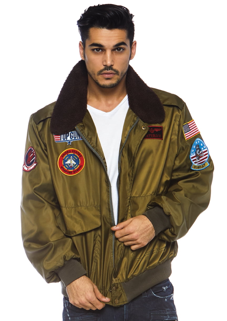 men's khaki bomber jacket