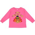 thumbnail image 3 of Inktastic Happy Thanksgiving Cute Turkey in Pilgrim Hat Boys or Girls Long Sleeve Toddler T-Shirt, 3 of 5