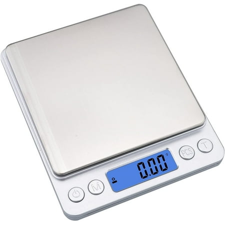 

Digital Kitchen Food Scale 500gram\\/0.01gram Multifunction Electric Jewelry Scales Digital Pro Pocket Scales with Stainless Platform Silver