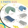 thumbnail image 5 of 5-Piece Colorful Foam Climbing Set for Toddlers - Soft Play Blocks for Indoor Crawling & Active Play (9.15 Lbs), 5 of 12