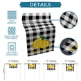 thumbnail image 7 of Table Runner Dresser Scarf 13 x 60 Inch Summer Sweet Polka Dots Lemon Black White Plaid Table Runners Non-Slip Heat Kitchen Dining Table Decor for Kitchen Farmhouse Indoor Outdoor Home Party, 7 of 7