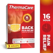 ThermaCare HeatWraps Lower BackPain Therapy, Designed for Lower Back and Hip Pain, Size S/M, 3 HeatWraps