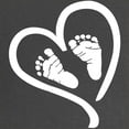 thumbnail image 2 of CafePress - Baby Heart (Maternity) Maternity T Shirt - Maternity Dark T-Shirt, 2 of 3