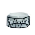 thumbnail image 1 of Kmbangi Ceramic Ashtray Hollow Out Ash Tray Ascherbecher Desktop Decor, 1 of 1