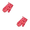 thumbnail image 1 of Injueey Manopla Microondas Horno Guante Algodón Adorable Manoplas para hornear Puntos grandes rojos Puntos grandes rojos 2Conjunto, 1 of 6