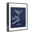 thumbnail image 2 of Stupell Industries Farmhouse Dirty Martini on Blue Black Framed Giclee Art, 11 x 14, by Lettered and Lined, 2 of 8
