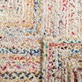 thumbnail image 2 of Safavieh Tressé Collection BRD210B Fait à la Main Boho Réversible Coton Coureur, 2'3" x 6', Ivoire / Multi, 2 of 5