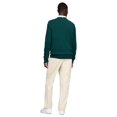 thumbnail image 4 of Jersey Tommy Hilfiger liso con cuello redondo para hombre, color verde ciprés, 4 of 4
