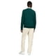 thumbnail image 4 of Jersey Tommy Hilfiger liso con cuello redondo para hombre, color verde ciprés, 4 of 4