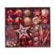 thumbnail image 1 of Juego de adornos colgantes para árbol de Navidad, 58 Uds., bolas de Navidad irrompibles coloridas, colgante de estrellas, 1 of 5
