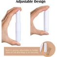 thumbnail image 4 of 6 Pcs Toilet Paper Holder, Plastic Toilet Tissue Roll Holder Paper Holder Roller Spindle Replacement Rod Tissue Roll Holder Insert in Household Restaurant Toilet Replacement Roller Spring Loaded, 4 of 7