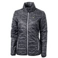 thumbnail image 2 of Women's Cutter & Buck Black Michigan State Spartans Camouflage Vault Rainier PrimaLoft Eco Insulated Full-Zip Puffer, 2 of 3