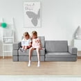thumbnail image 6 of Modular Kids Couch - Versatile Furniture for Toddler Playroom, Bedroom - Ideal for Play, Sleep, and Imaginative Fun for Boys and Girls, 6 of 6