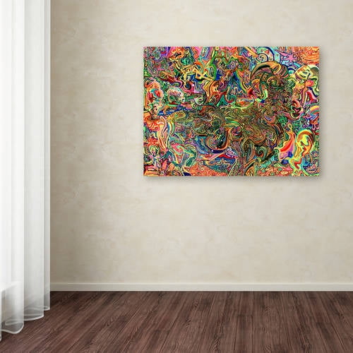 Trademark Fine Art "Do Electric Sheep Dream Of Androids" Canvas Art by Josh Byer