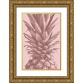 thumbnail image 1 of Artographie Studio 17x24 Gold Ornate Wood Framed with Double Matting Museum Art Print Titled - Pineapple Close Up 01, 1 of 4