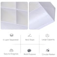 thumbnail image 5 of FloreceBien Estuche para guardar bolígrafos, portalápices, caja de almacenamiento de papelería multifuncional, suministros de oficina, escuela y hogar, color blanco, 5 of 5