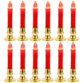 thumbnail image 1 of Realistic Fake Candles LED Flame Light For Incense Altar Fire-Free Decoration For All Occasions 12Pcs, 1 of 3