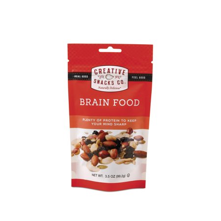 CREATIVE BRAIN FOOD TRAIL MIX, 3.5 OZ (Best Brain Food Snacks)