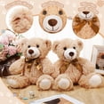 thumbnail image 3 of Peluches Hyden Bears, 14 pulgadas, 9 unidades, regalo, color marrón claro, 3 of 7