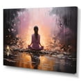 thumbnail image 2 of Designart "Yoga Meditation With A Pink Theme I" Yoga Canvas Prints, 2 of 7
