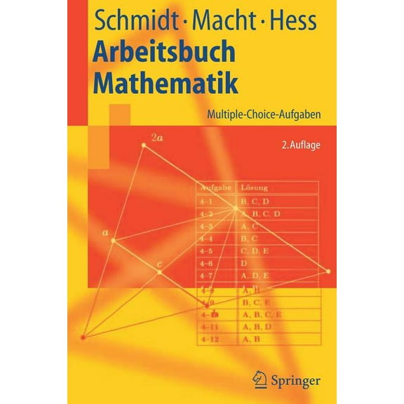 Springer-Lehrbuch Arbeitsbuch Mathematik: Multiple-Choice-Aufgaben, (Paperback)