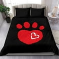 thumbnail image 3 of Juego de cama con estampado de patas, 3 of 4