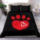 thumbnail image 3 of Juego de cama con estampado de patas, 3 of 4