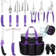 thumbnail image 1 of Juego de herramientas de jardinería HLWDFLZ de 11 piezas con bolsa desmontable, 1 of 7