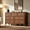 Brown-7 Drawer, variant on Vintage 7 Drawer Dresser, Elegant Wood Storage Chest with Classic Design, Large Bedroom Organizer Cabinet with Smooth-Gliding Drawers