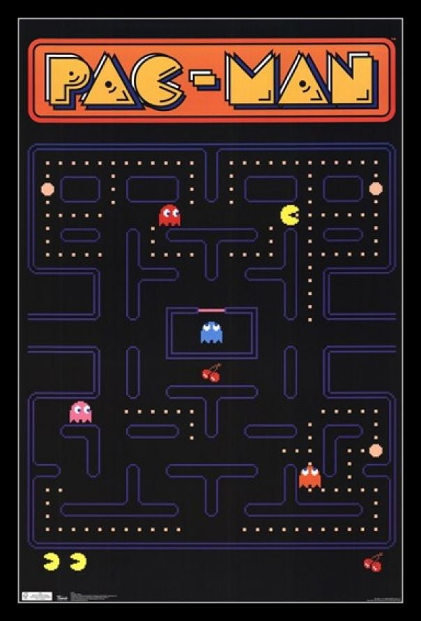 PacMan Board Poster Print