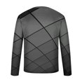 thumbnail image 4 of Quarter Zip Pullover Men Thin Clearance Pullovers Mens Casual Round Neck Long Sleeve Pullover Stripe Print Tops, 4 of 5