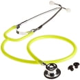 thumbnail image 3 of ADC Proscope 675 Pediatric Dual-Head General-Exam Stethoscope, 31.5" Length, Neon Yellow, 3 of 3