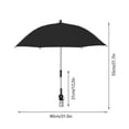 thumbnail image 2 of Silla sombrilla con abrazadera universal y clip, ajustable 360 grados., 2 of 5
