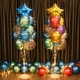 thumbnail image 3 of sunsanly 2 Pcs Balloon Column Colorful Latex Balloons Reusable Balloons Stand Celebration Decorations for Wedding Opening Ceremony, 3 of 8