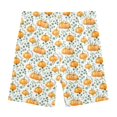 thumbnail image 4 of joogoo Pumpkin Eucalyptus Leaves Girls Lined Shorts Bike Dance Bottoms 8Y, 4 of 7