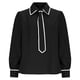 thumbnail image 5 of Ounisa Women's Bow Tie Neck Long Sleeve Buttton Cuff Chiffon Elegant Blouse, 5 of 6