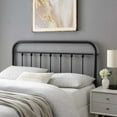 thumbnail image 2 of Headboard, Twin Size, Metal, Black, Modern Contemporary Urban Design, Bedroom Master Guest Suite, 2 of 6