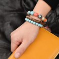 thumbnail image 2 of Imitation Pearls Rosary Bracelet Arm Jewelry Jesus Religious Ornament, 2 of 8
