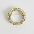 thumbnail image 3 of Pre-Owned Chanel CHANEL Chaina Matelasse Coco Brooch White x Gold Women's A19C (Good), 3 of 6