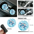 thumbnail image 6 of Renewold Hawaii Sea Turtle Blue Car Seat Cover Covers with Steering Wheel Seat Belt Strap Pad Trash Bag Phone Holder Rearview Mirror Accessories Cup Holder Key Chain Auto Decor, 15 Pack, 6 of 7