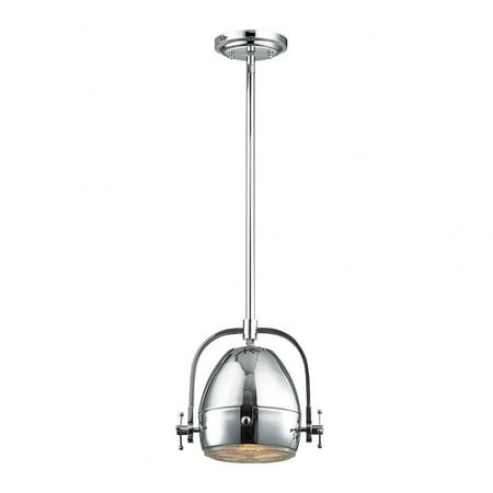 

31-BEL-1795263-Bailey Street Home-Polished Chrome 1-Light Mini Pendant -Art Deco Style Pendant Light