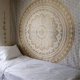 thumbnail image 1 of Multicolor Mandala Turquesa Tapiz Indio Hippie Colgante de Pared Colgante de Pared Bohemio (#2,200x150cm). Afortunado Sencillez, 1 of 5
